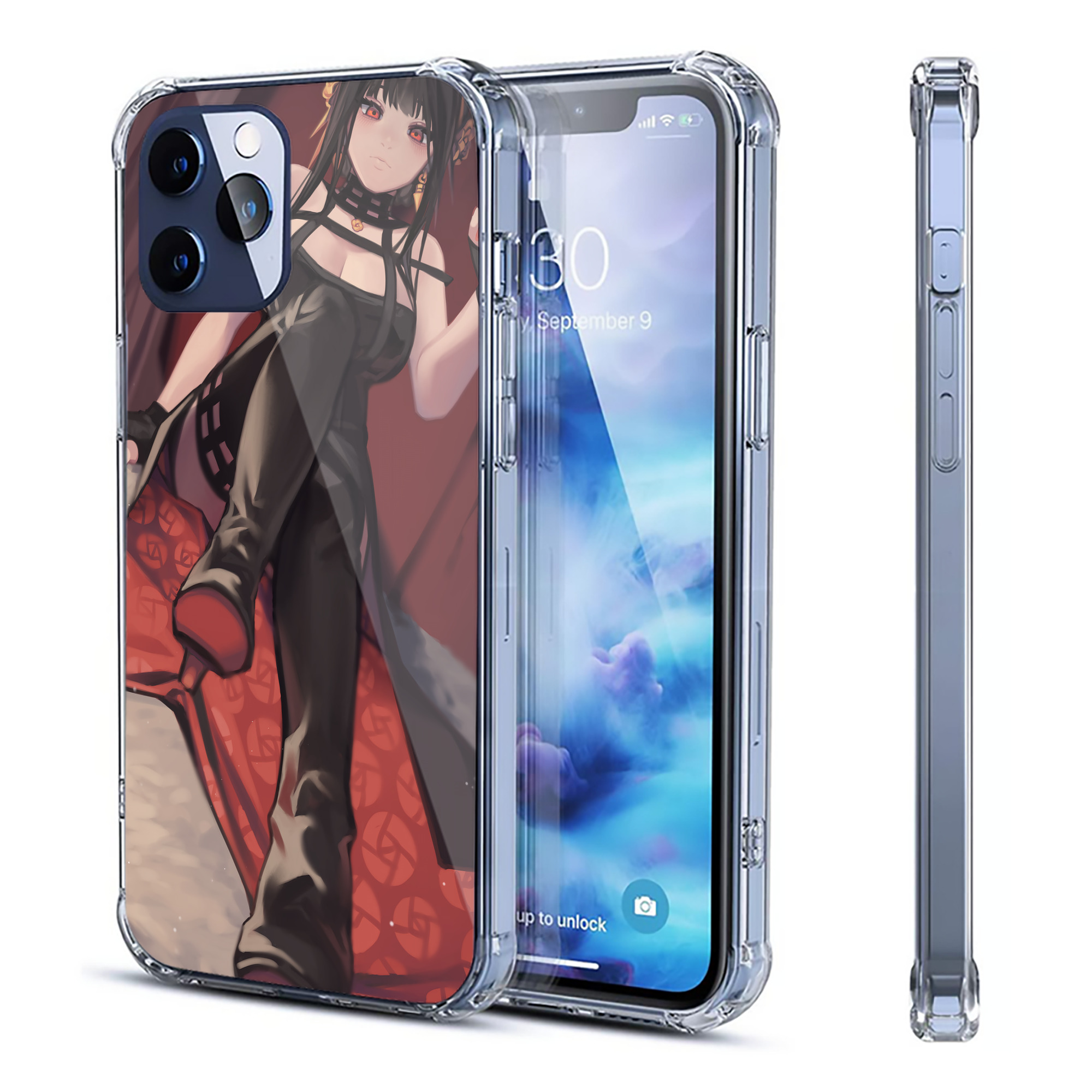 （画像用） SPY×FAMILY间谍家家酒 【iPhone 12シリーズ対応】透明スマホケース（クリアソフトケース）